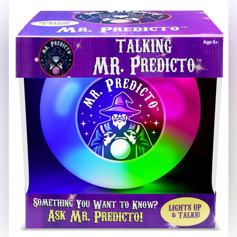 Mr. Predicto Fortune Teller Crystal Ball - Ask a Question & He Speaks The Answer